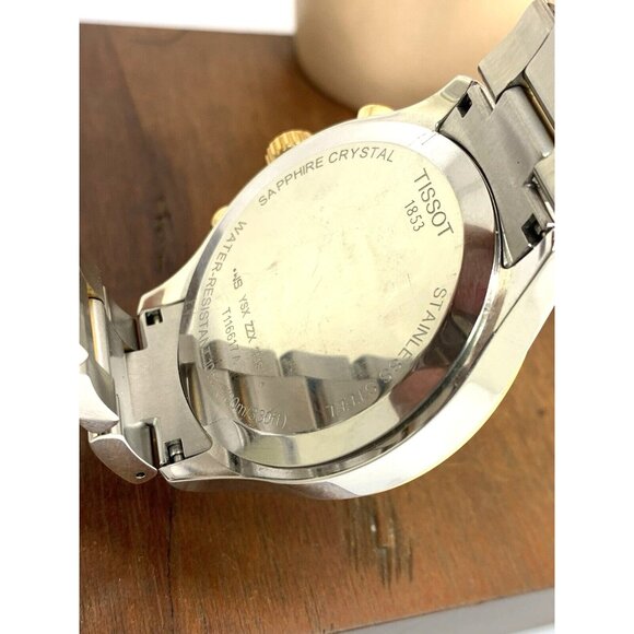 Tissot Men's Watch Chrono XL Swiss Quartz Chronograph Two Tone T1166172202100 - Picture 7 of 15